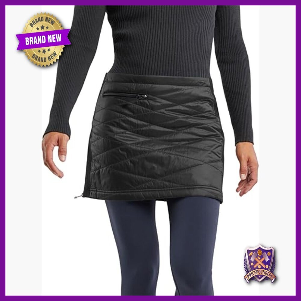 Insulated Puffer Skirt with Pockets for Hiking Running Golf Winter Activewear